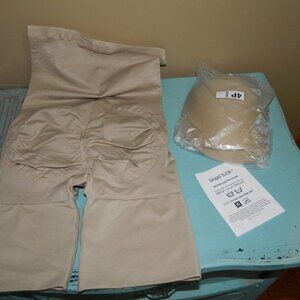 Brazil Tuck Butt Lift Pads Shapewear Size 4 (CC-30)